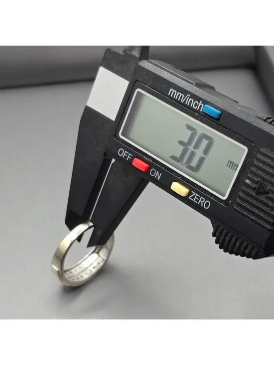 10k White Gold Natural Diamond Channel Set Band Ring Size 10.25 Signed NDI 4.05g - Picture 9 of 16